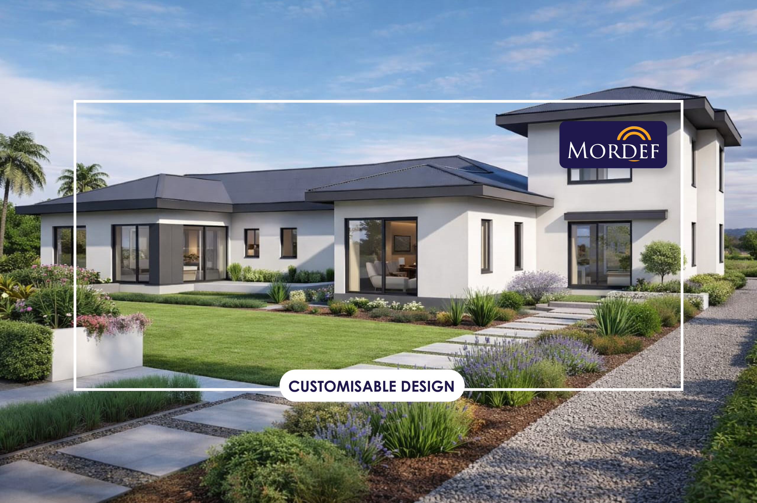 Modern house plan and residential house design in Zimbabwe by Mordef Design Studio